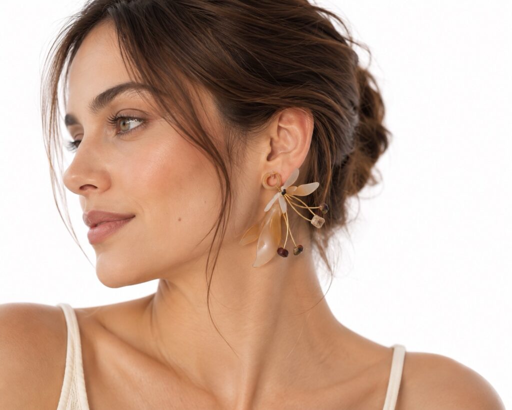 Coffee Earring