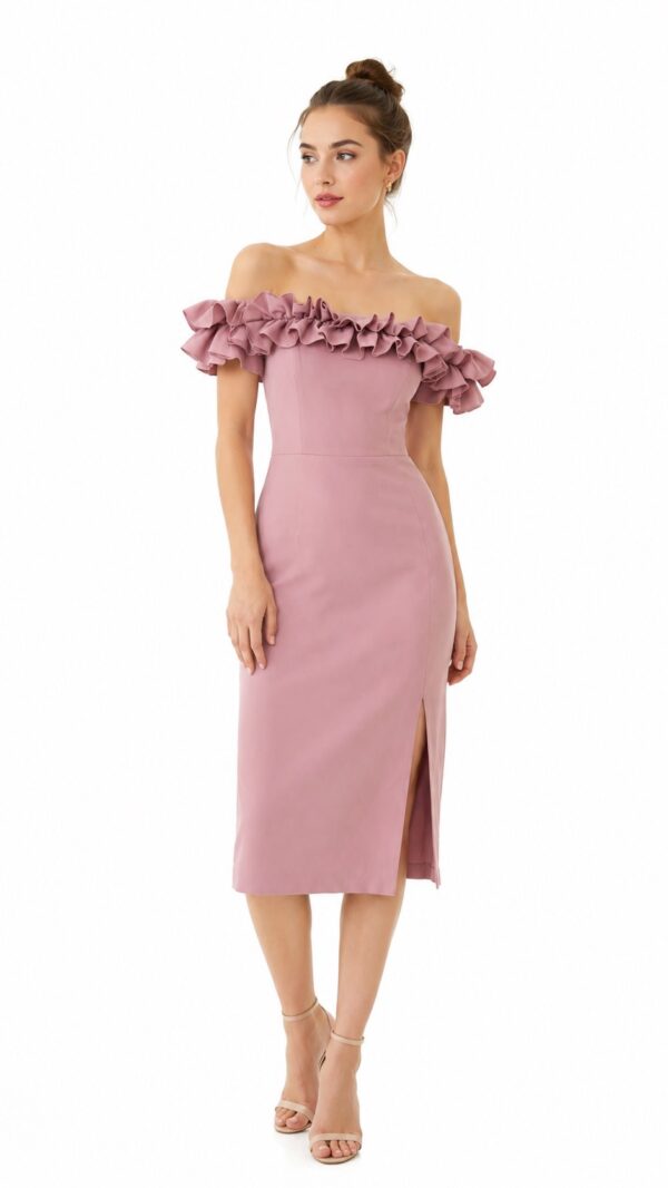 Rose Ruffle Dress